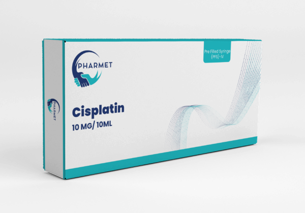 Cisplatin Inj 10 MG/10 ML, 50 MG/50 ML Pre-Filled Syringe