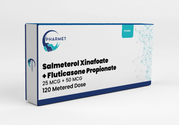 Salmeterol Xinafoate + Fluticasone Propionate Inhaler (120 Metered Doses)
