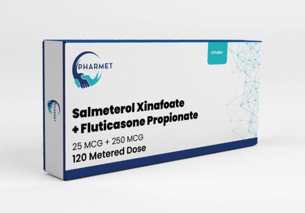Salmeterol Xinafoate + Fluticasone Propionate Inhaler (120 Metered Doses) - Image 2