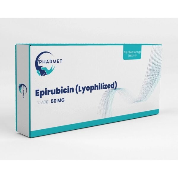 Epirubicin 10 MG/5 ML, 50 MG/25 ML, 100 MG/50 ML Pre-Filled Syringe & 10 MG, 50 MG Lyophilized - Image 3